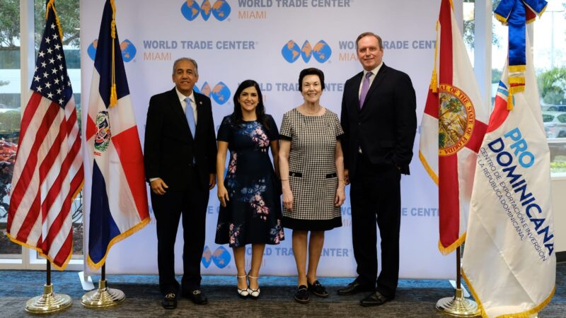 Sonia Guzmán dinamiza la relación política y comercial del país con la ciudad de Miami