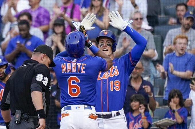Starling Marte conecta cuadrangular en el triunfo de los Mets de Nueva York