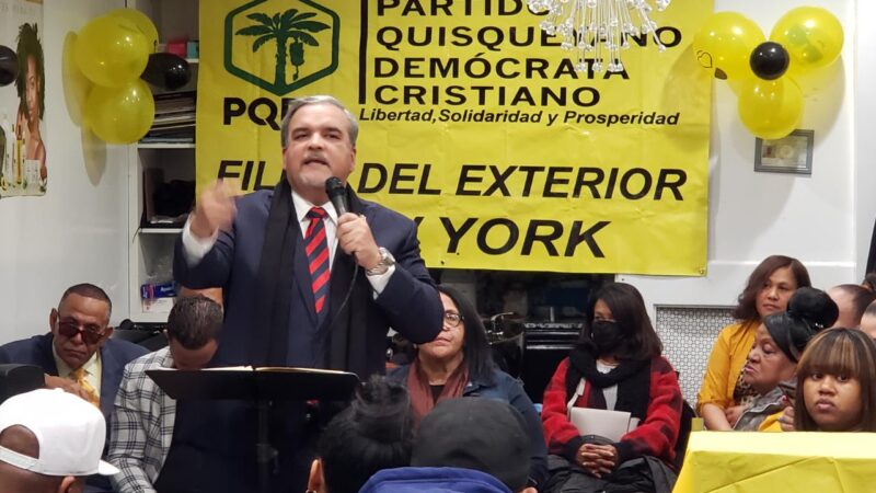 Wessin Chávez defiende contribución de la Diáspora a la estabilidad económica del país