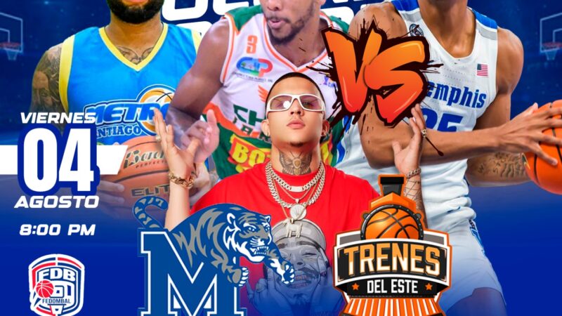 Los Trenes del Este se enfrentan cara a cara con los Memphis Tigers en el Polideportivo Leoncio Mercedes