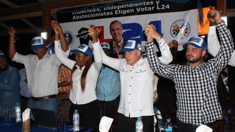 Movimiento Indecisos, Independientes y de Abstencionista apoyan la reelección de Luis Abinader 