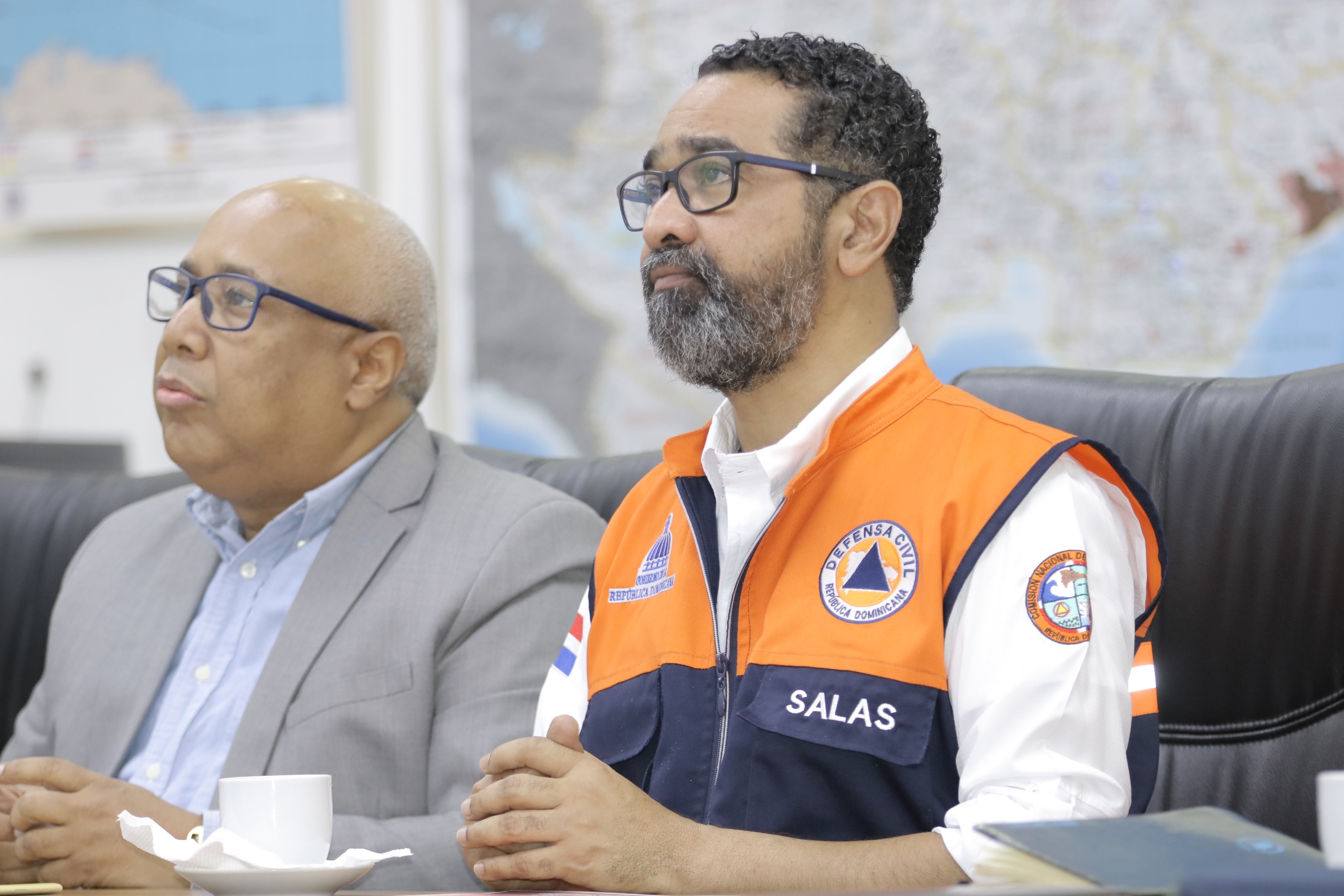 Director Defensa Civil pasa balance a incidencias de las lluvias en reunión con gobernadoras y provinciales