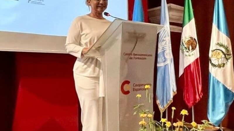Diputada Soraya Suárez participa acto sobre seguridad alimentaria y nutricional en Guatemala