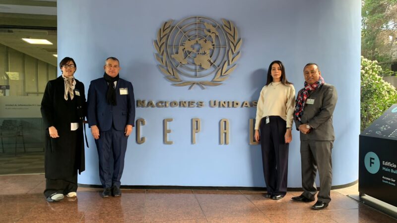 Presidente JCE agota reunión de trabajo con la comisión de la CEPAL en Chile