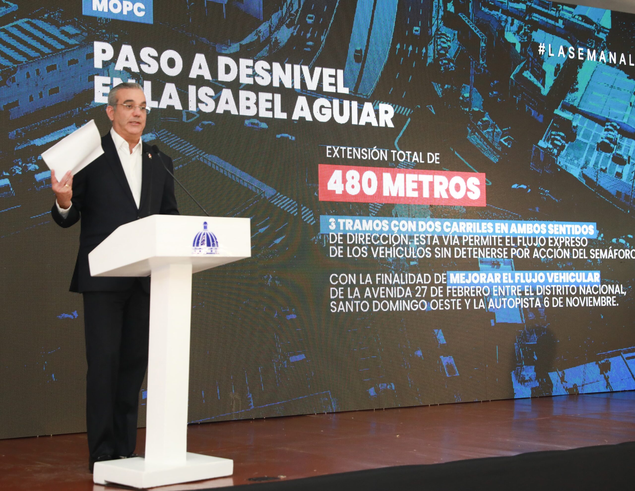 Presidente Abinader da inicio a construcción Teleférico Santo Domingo Oeste que impactará unas 400 mil personas