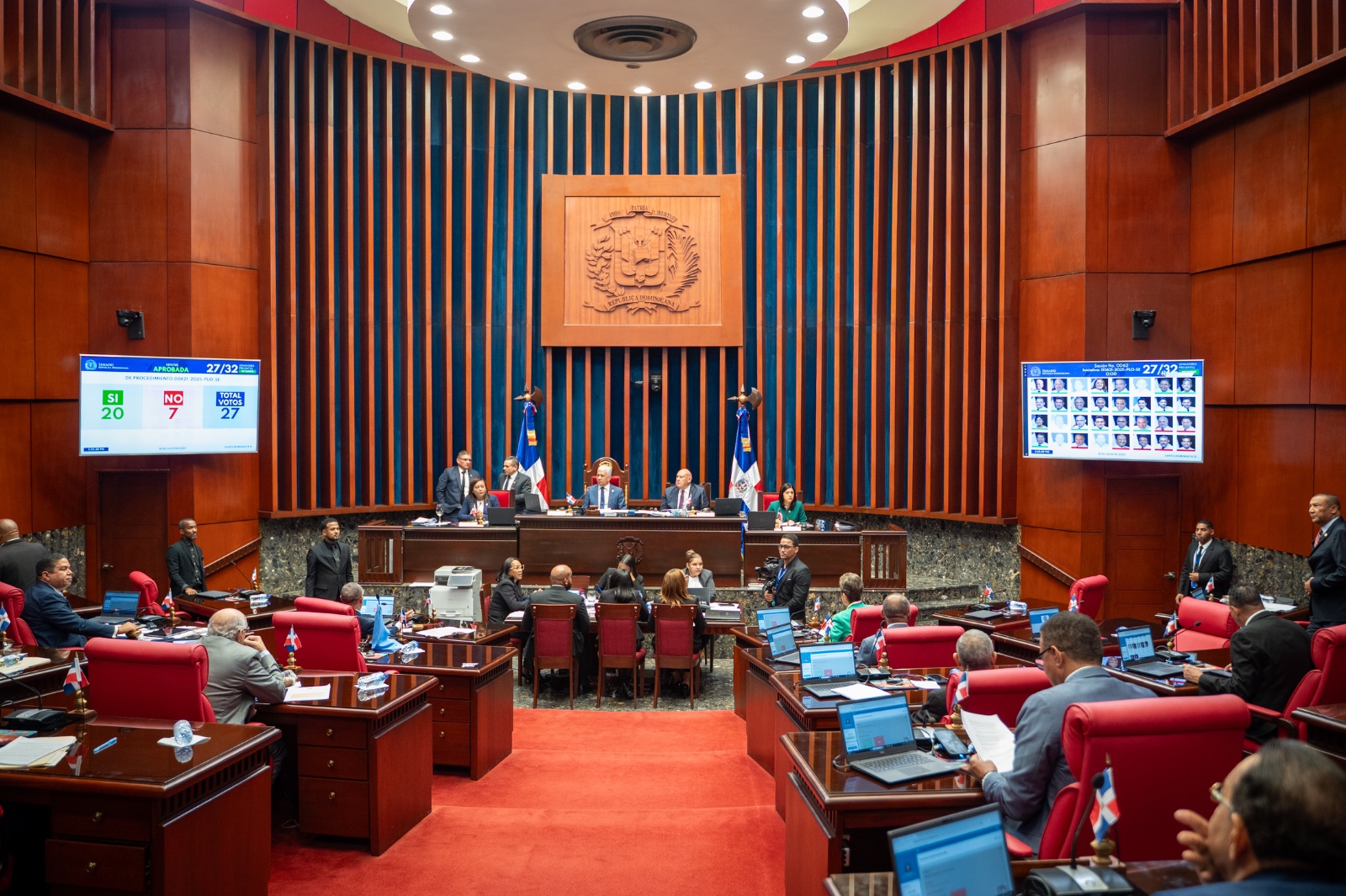 Senado deja sobre la mesa conocimiento modificaciones a la Ley Orgánica que instituye el Código Penal de la República Dominicana