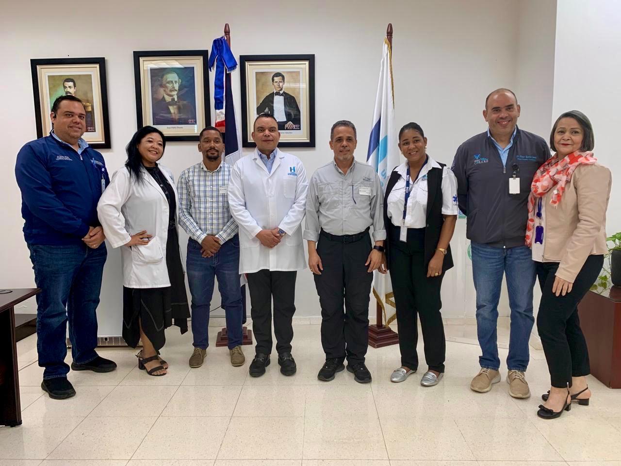 Hospital Ney Arias Lora y DAEH fortalecen acciones para optimizar la atención a pacientes de trauma