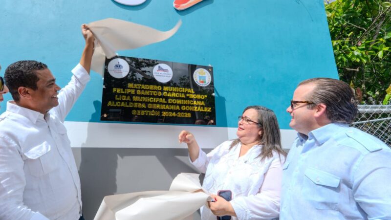 La Liga Municipal Dominicana inaugura moderno matadero municipal en Guananico, Puerto Plata