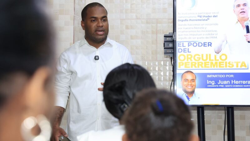 Dirigentes del PRM defienden la gestión de Abinader; a través del movimiento orgullo perremeísta en Santo Domingo Norte