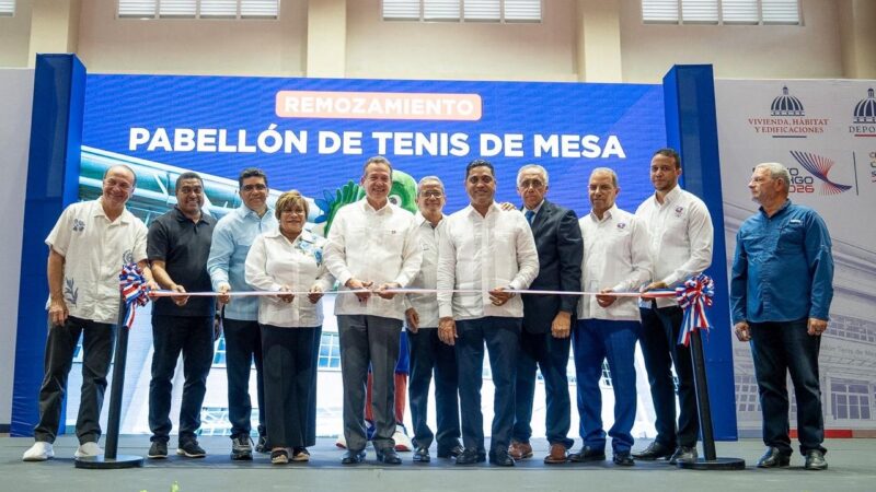 MIVHED entrega Pabellón de Tenis de Mesa totalmente remodelado