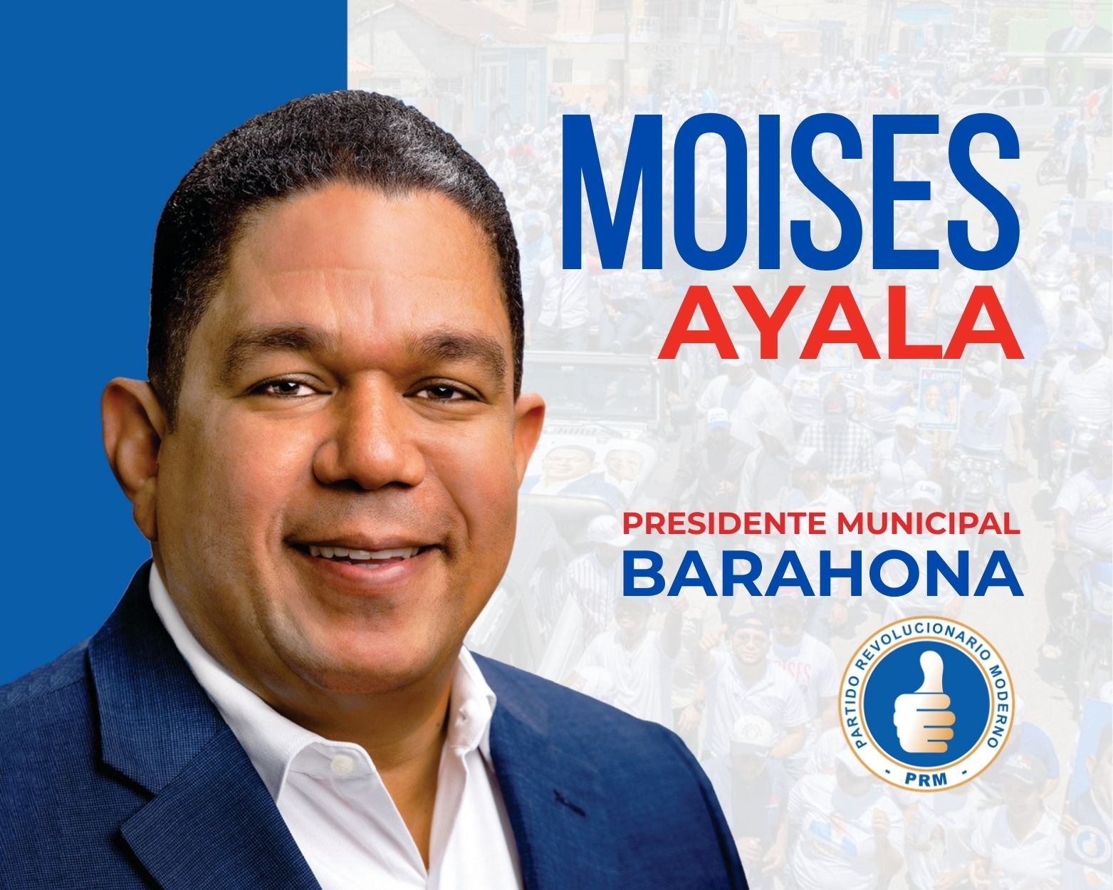 Senador Moisés Ayala anuncia aspiraciones a presidir el PRM en el municipio de Barahona