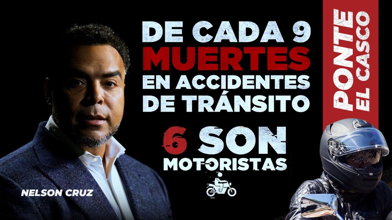 *Nelson Cruz se suma a la campaña de concientización vial de la DIGESETT con mensaje dirigido a motociclistas*