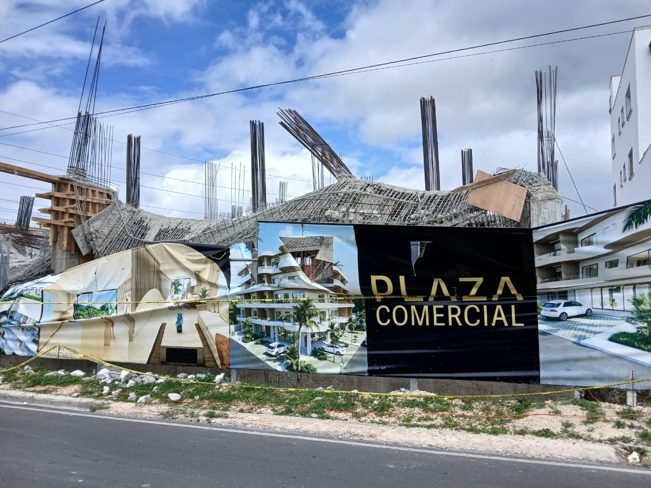 MIVHED paraliza construcción de proyecto Tuscany Palace Residence en Bayahibe tras colapso en obra