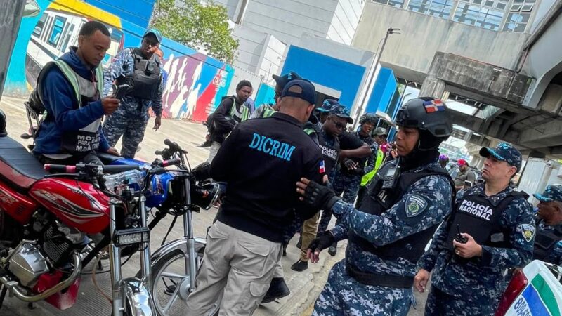 Fuerza de Tarea Conjunta en SDN realiza operativos en paradas de motoconchos irregulares