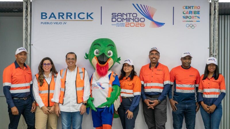 Santo Domingo 2026 contará con respaldo clave: Barrick Pueblo Viejo patrocinador de los Juegos Centroamericanos