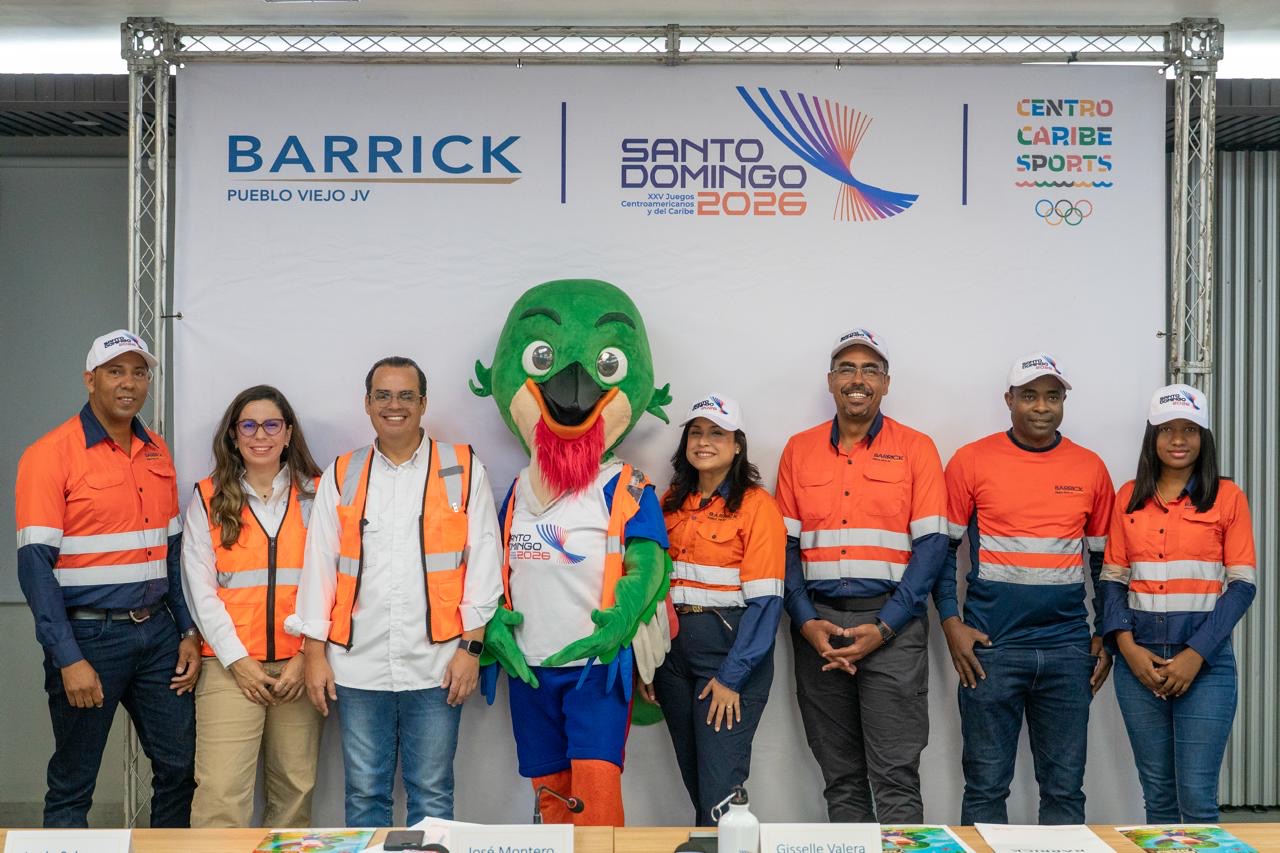 Santo Domingo 2026 contará con respaldo clave: Barrick Pueblo Viejo patrocinador de los Juegos Centroamericanos