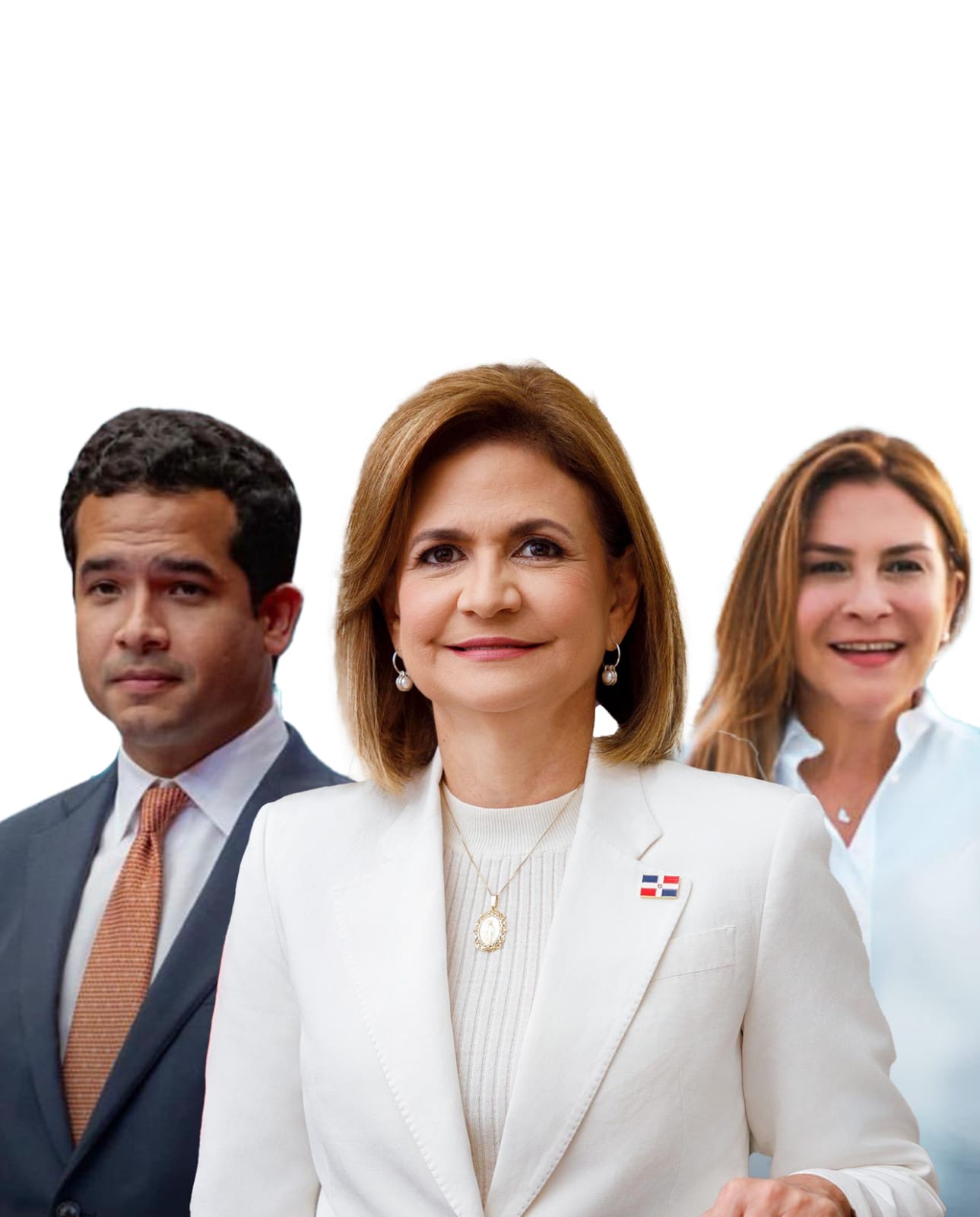 Raquel Peña, Carolina Mejía y Omar Fernández lideran los niveles de confianza ciudadana.