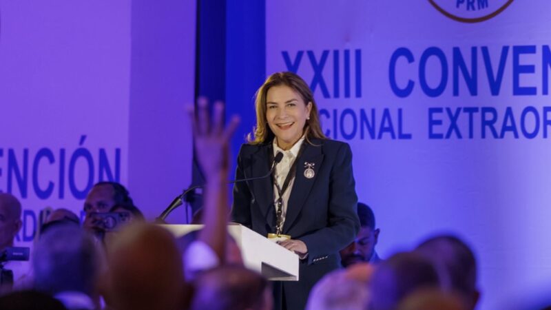 Carolina Mejía resalta madurez política del PRM, partido convoca convención para el 9 de agosto y elegirá autoridades por dos años
